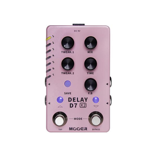 Delay Mooer D7 Delay X2
