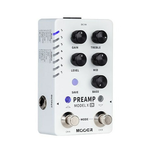 Mooer Preamp Model X2 ПРОЦЕССОРЫ ЭФФЕКТОВ ДЛЯ ГИТАРЫ