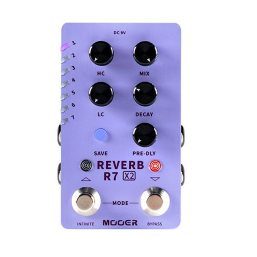 Mooer R7 Reverb X2 reverb