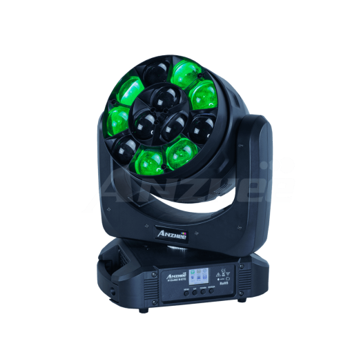 Вращающиеся головы LED типа WASH Anzhee H12x40Z B-EYE