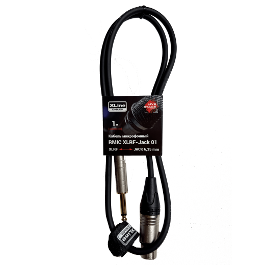 Шнур JACK-XLR Xline Cables RMIC XLRF-JACK 01