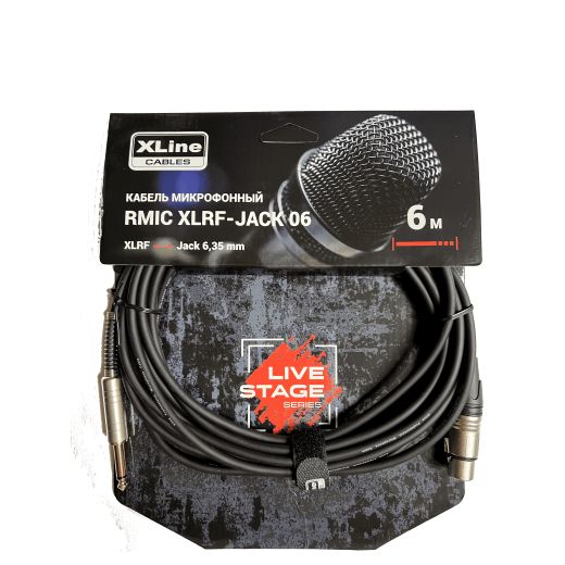 Шнур JACK-XLR Xline Cables RMIC XLRF-JACK 06