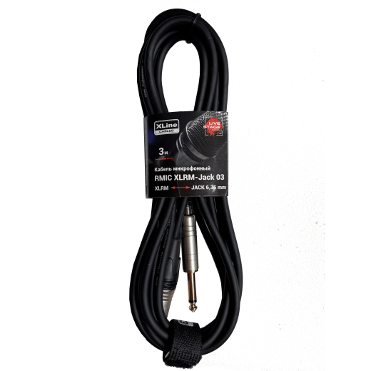 Шнур JACK-XLR Xline Cables RMIC XLRM-JACK 03