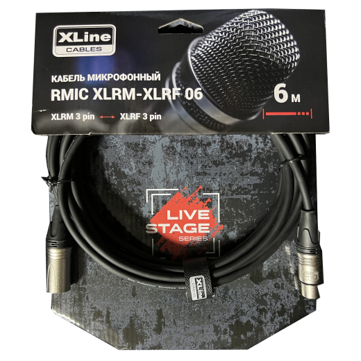 Шнур XLR-XLR Xline Cables RMIC XLRM-XLRF 06