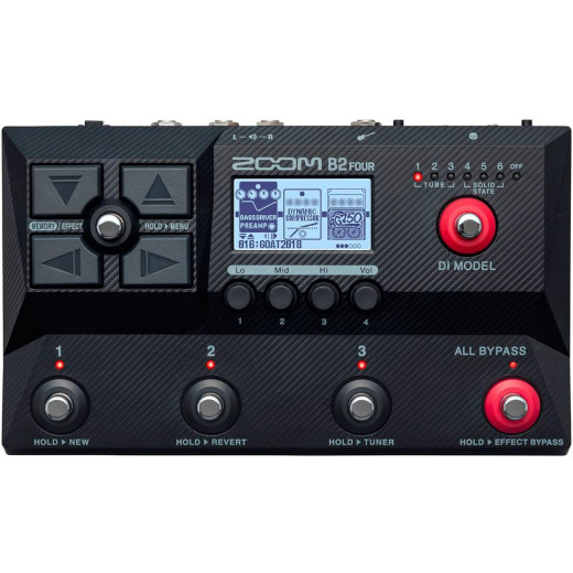 Для бас-гитары Zoom B2 FOUR