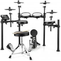 DONNER DED-200 Electric Drum Set 5 Drums 3 Cymbals