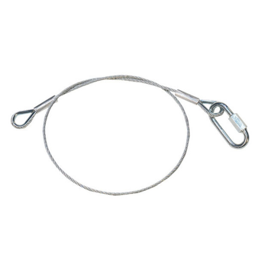 Крепежный элемент ИМЛАЙТ Тросик страховочный 1000мм. с карабином, d=4мм, 100кг