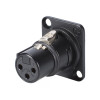XLR NEUTRIK NM3FD-B