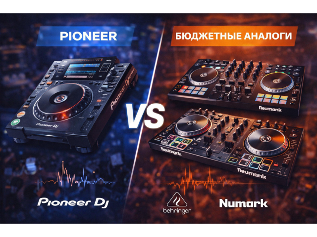 DJ контроллеры: Pioneer vs бюджетные аналоги