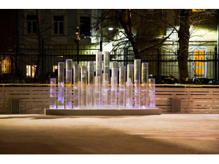 Необычные и странные музыкальные инструменты - Ледяной орган