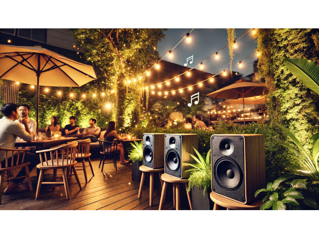 Колонки на улицу для кафе: как создать идеальное настроение для посетителей 🌿☕