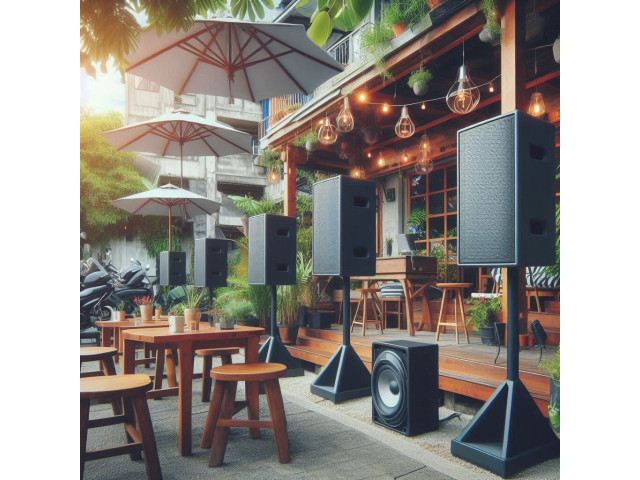 Уличные колонки для кафе: музыка под открытым небом 🎶☕️