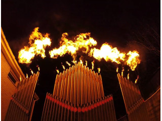 Необычные и странные музыкальные инструменты - Пирофонический орган (Pyrophone Organ)