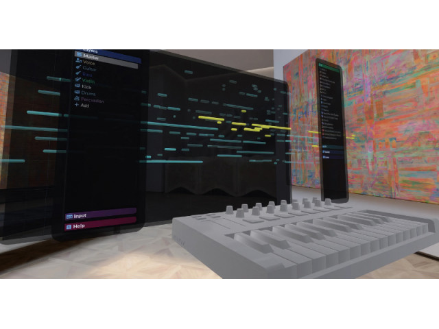 Apple Vision Pro позволит творить музыку в виртуальном пространстве.