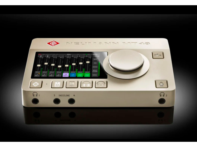 ​Neumann представили первый аудиоинтерфейс MT-48 — с DSP-чипом, сенсорным дисплеем и достаточным запасом усиления