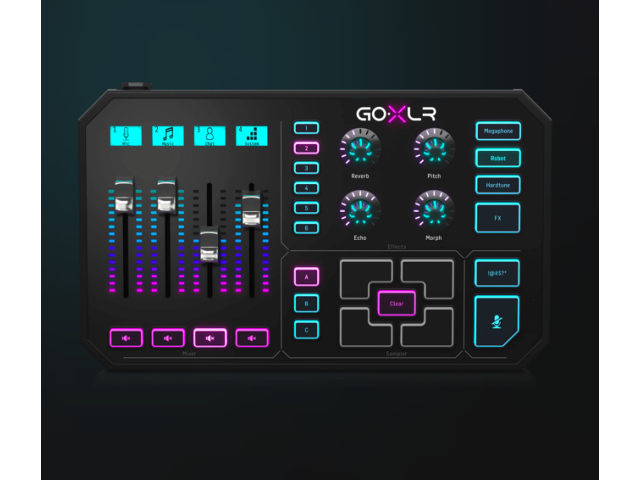 TC HELICON GO XLR это 4-х канальная станция для подкастов