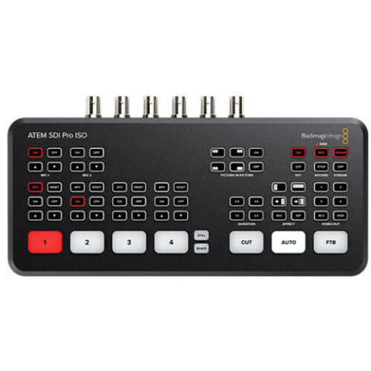 Blackmagic ATEM SDI Pro ISO видеомикшер, A/V микшер и блок спецэффектов 