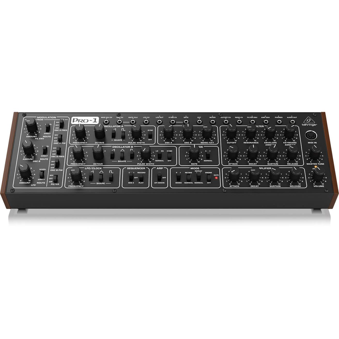 BEHRINGER PRO-1 — Купить ремейк классического монофонического синтезатора  BEHRINGER по лучшей цене.