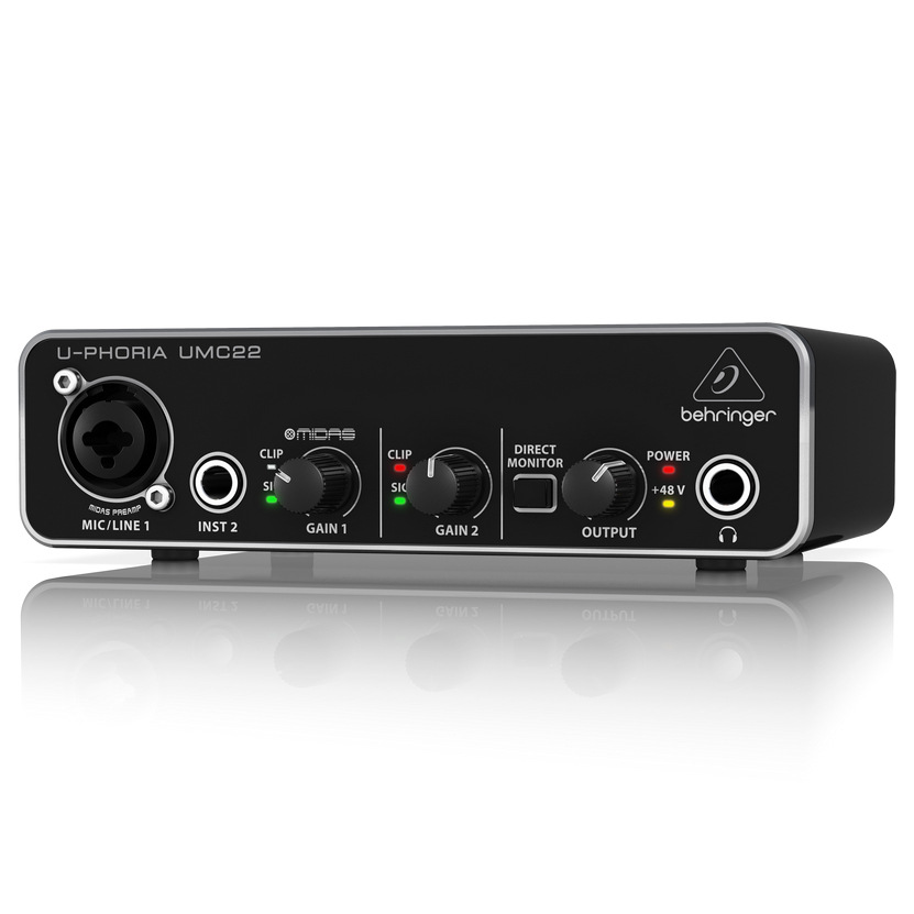 Внешняя звуковая карта с usb behringer umc404hd