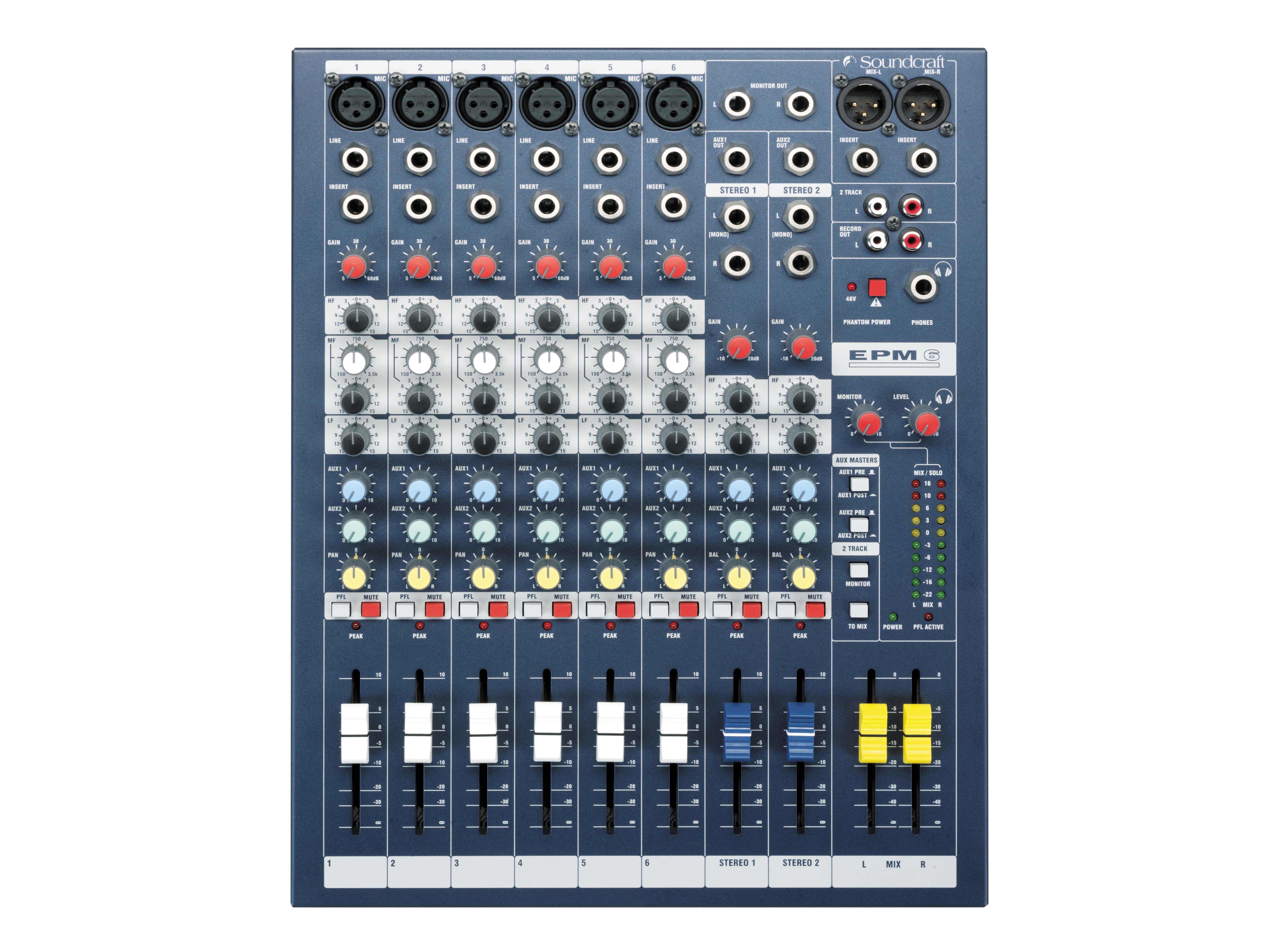 Аналоговый микшер SOUNDCRAFT EPM6 купить в Москве с доставкой