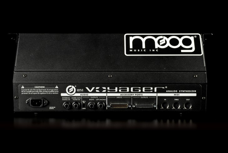 MOOG Minimoog Voyager Rack Mount Edition.