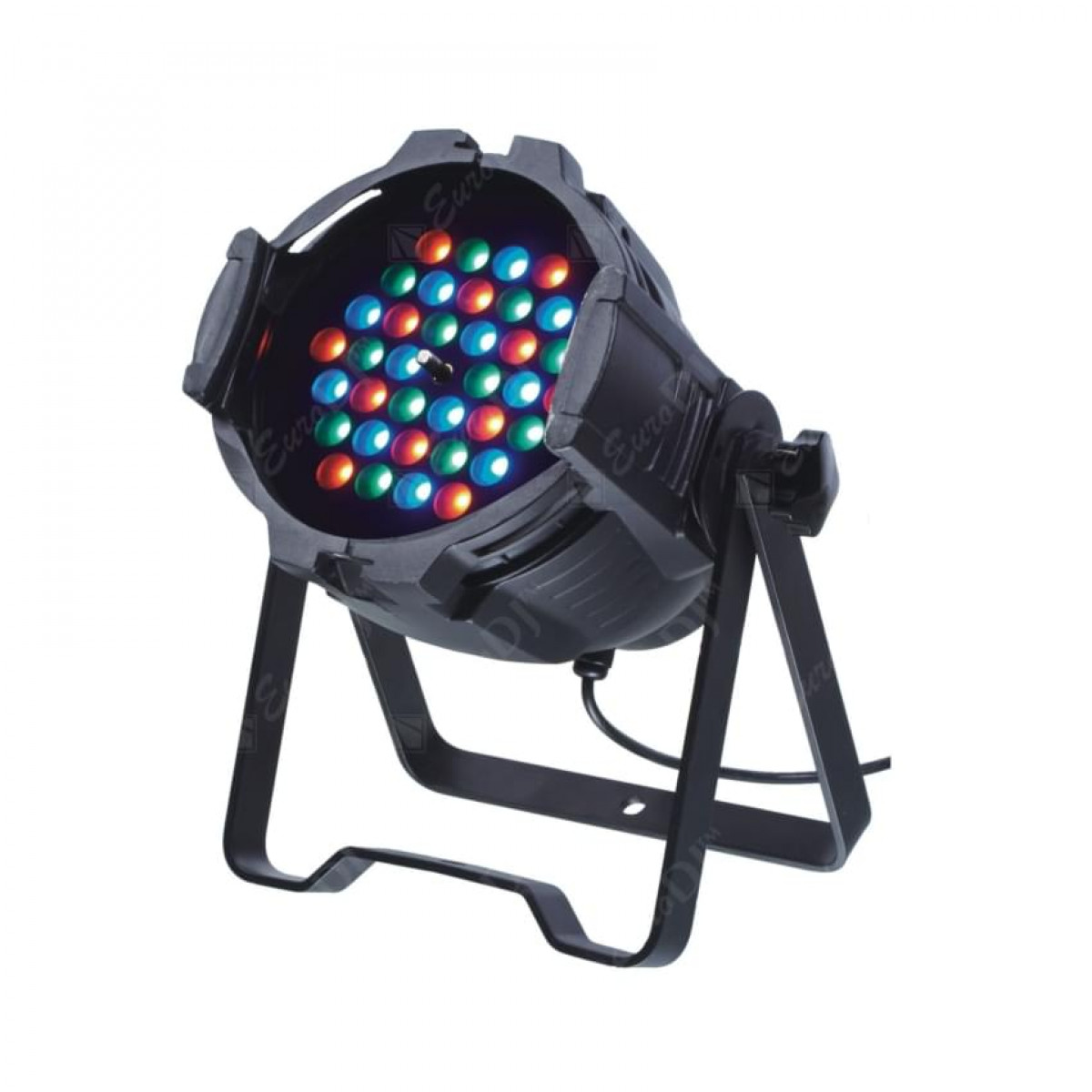 Euro DJ led par 64. Световой прибор RGB заливной. Световик. Прожектор par Euro DJ par-36 p.