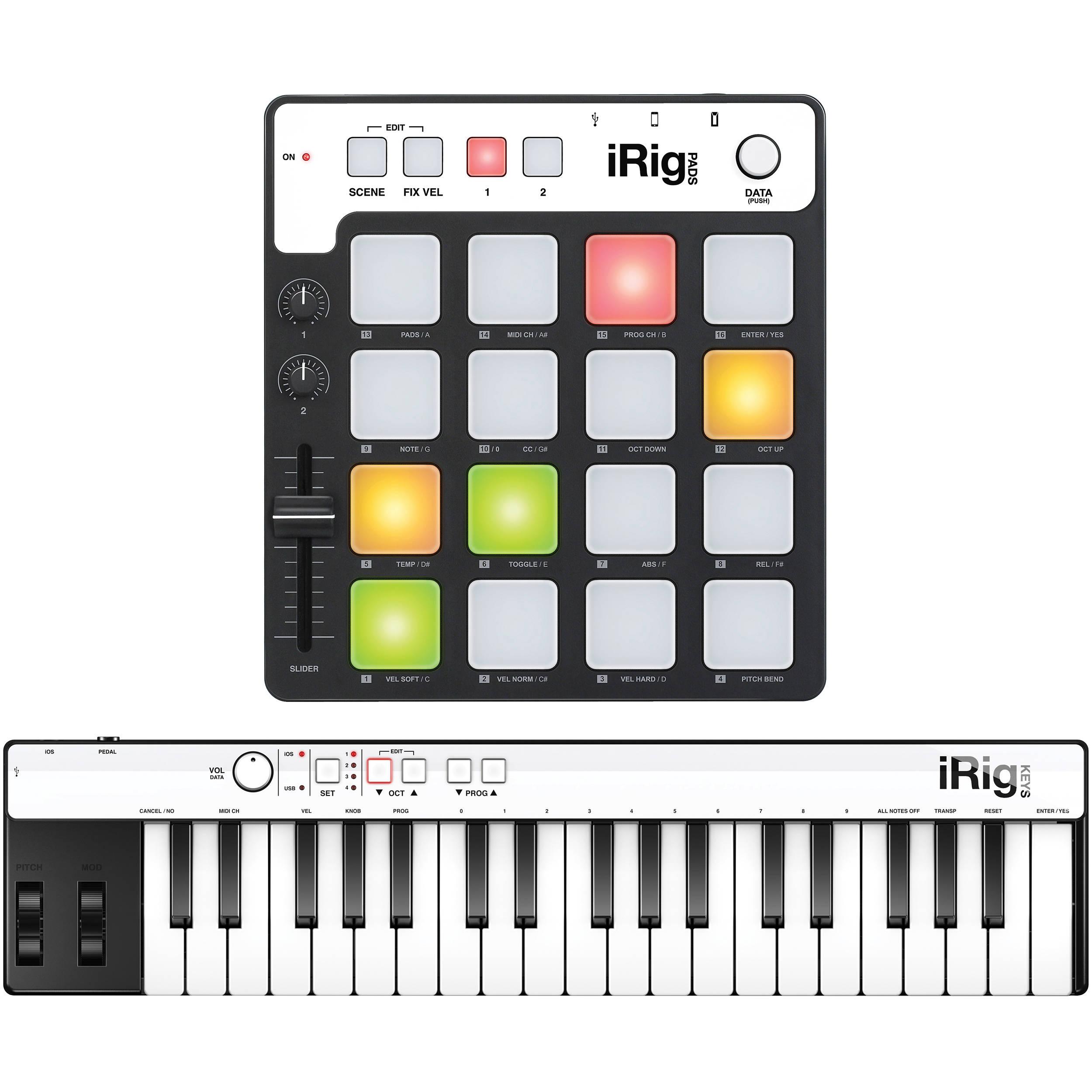 IK MULTIMEDIA IRIG KEYS + IRIG PADS-Купить MIDI-клавиатура по лучшей цене.