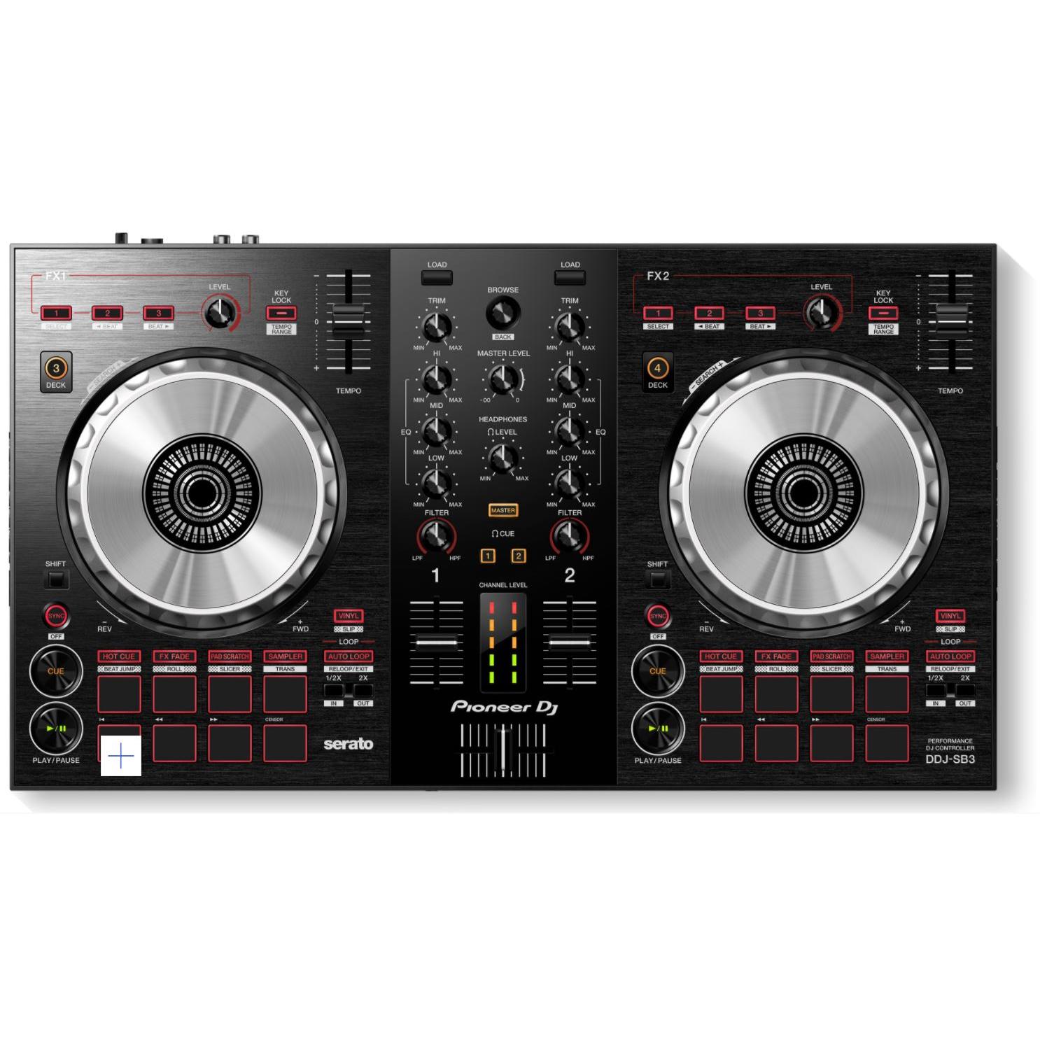 PIONEER DDJ-SB3 — Купить DJ контроллер по лучшей цене.