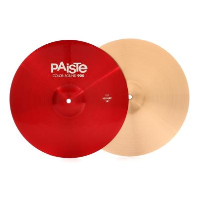 PAISTE 14" 900 Color Sound Red Hi-Hat