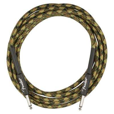 FENDER Professional Series Instrument Cable Straight/Straight 10' Woodland Camo