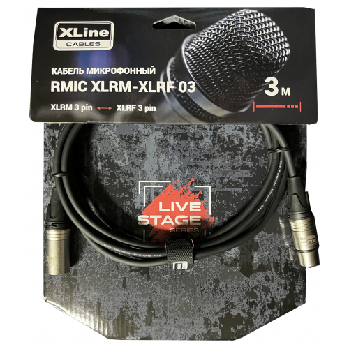 Xline Cables RMIC XLRM-XLRF 03